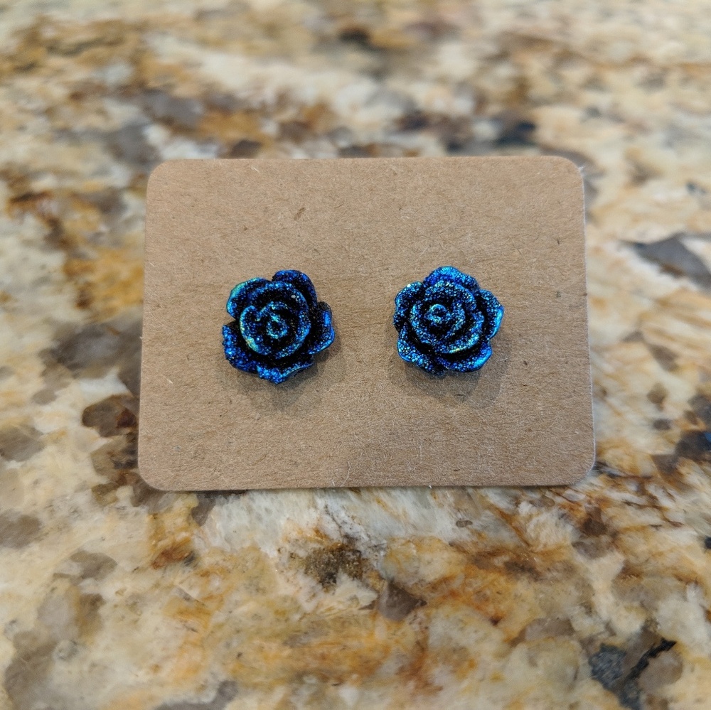 🎉3 pairs for $13🎊 8mm rose earrings